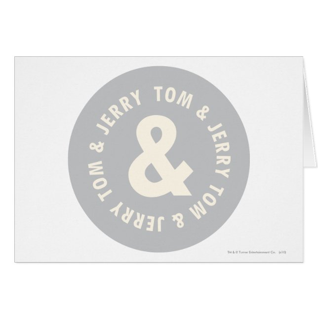 Tom en Jerry Round Logo 1 (Voorkant Horizontaal)