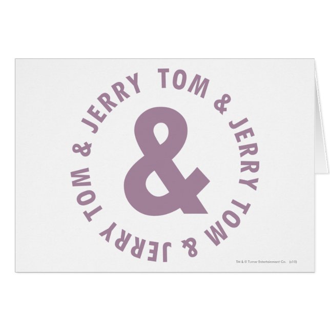 Tom en Jerry Round Logo 10 (Voorkant Horizontaal)