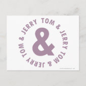 Tom en Jerry Round Logo 10 Briefkaart (Voorkant)