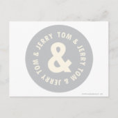 Tom en Jerry Round Logo 1 Briefkaart (Voorkant)