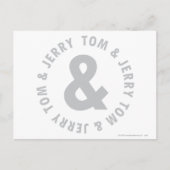Tom en Jerry Round Logo 2 Briefkaart (Voorkant)