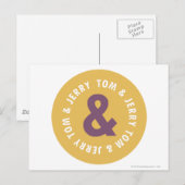 Tom en Jerry Round Logo 3 Briefkaart (Voorkant / Achterkant)