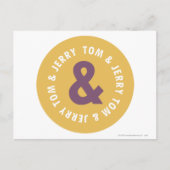 Tom en Jerry Round Logo 3 Briefkaart (Voorkant)