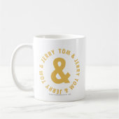 Tom en Jerry Round Logo 4 Koffiemok (Links)