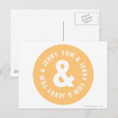 Tom en Jerry Round Logo 5 Briefkaart (Voorkant / Achterkant)