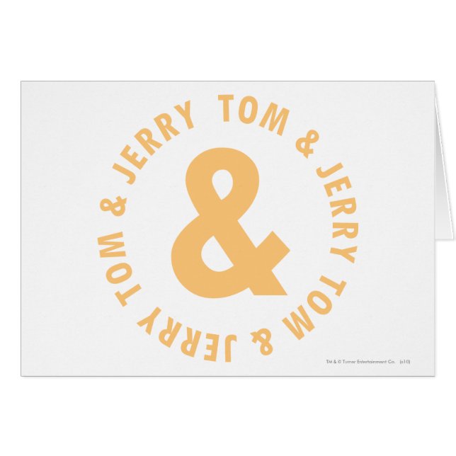 Tom en Jerry Round Logo 6 (Voorkant Horizontaal)