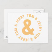 Tom en Jerry Round Logo 6 Briefkaart (Voorkant / Achterkant)