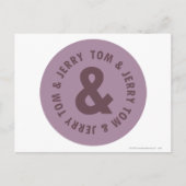 Tom en Jerry Round Logo 7 Briefkaart (Voorkant)