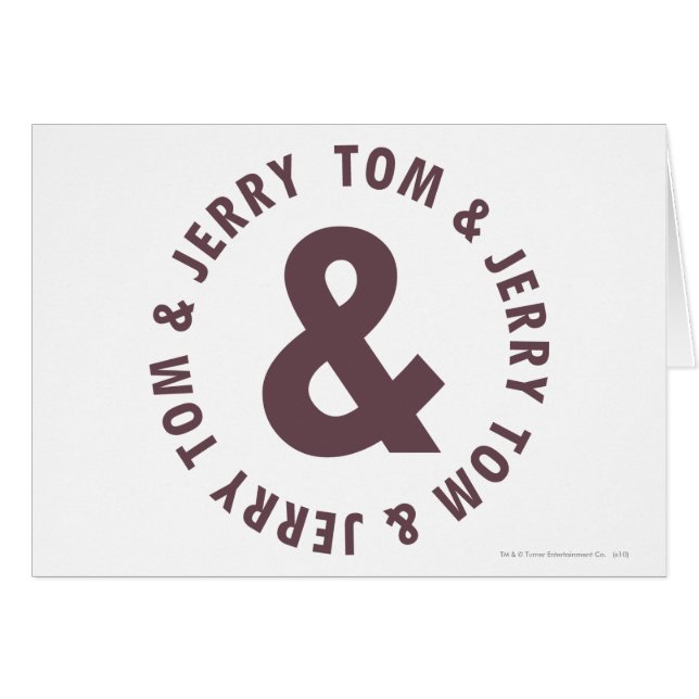 Tom en Jerry Round Logo 8 (Voorkant Horizontaal)