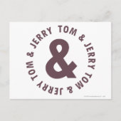 Tom en Jerry Round Logo 8 Briefkaart (Voorkant)