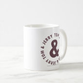 Tom en Jerry Round Logo 8 Koffiemok (Voorkant rechts)
