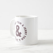 Tom en Jerry Round Logo 8 Koffiemok (Voorkant links)