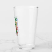 Tom en Jerry Santas door de boom Glas (Links)