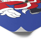 Tom en Jerry Santas door de boom Poster (Hoek)