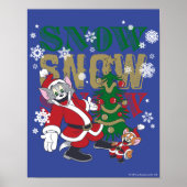 Tom en Jerry Santas door de boom Poster (Voorkant)