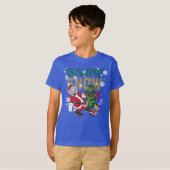 Tom en Jerry Santas door de boom T-shirt (Voorkant volledig)