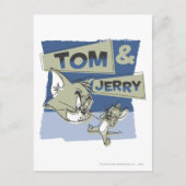Tom en Jerry Scaredey Mouse Briefkaart (Voorkant)