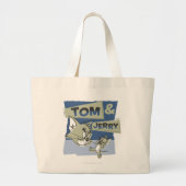 Tom en Jerry Scaredey Mouse Grote Tote Bag (Voorkant)
