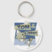 Tom en Jerry Scaredey Mouse Sleutelhanger (Voorkant)