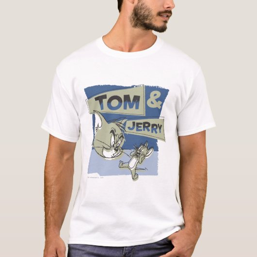 Tom en Jerry Scaredey Mouse T-shirt (Voorkant)