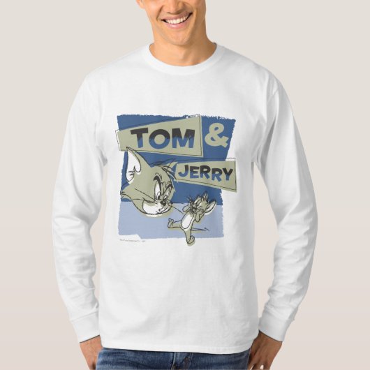 Tom en Jerry Scaredey Mouse T-shirt (Voorkant)