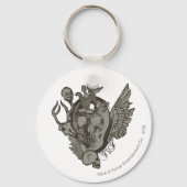 Tom en Jerry Skull Sleutelhanger (Voorkant)