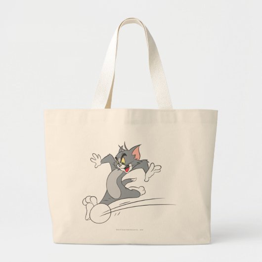 Tom en Jerry Soccer (Football) 3 Grote Tote Bag (Voorkant)