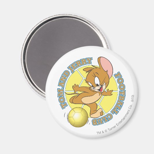 Tom en Jerry Soccer (Football) 4 Magneet (Voorkant / Achterkant)