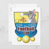 Tom en Jerry Soccer (Football) 5 Briefkaart (Voorkant / Achterkant)