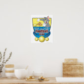 Tom en Jerry Soccer (Football) 5 Poster (Keuken)