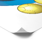 Tom en Jerry Soccer (Football) 5 Poster (Hoek)