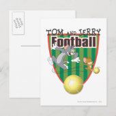 Tom en Jerry Soccer (Football) 6 Briefkaart (Voorkant / Achterkant)