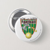 Tom en Jerry Soccer (Football) 6 Ronde Button 5,7 Cm (Voorkant /achterkant)