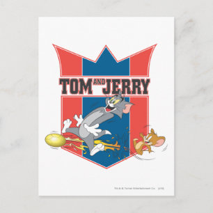 Tom en Jerry Soccer (Football) 7 Briefkaart
