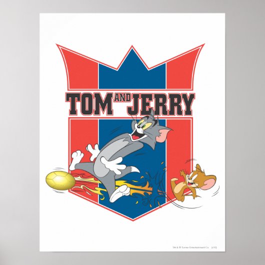 Tom en Jerry Soccer (Football) 7 Poster (Voorkant)