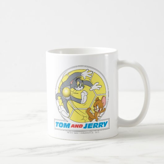 Tom en Jerry Soccer (Football) 8 Koffiemok (Rechts)