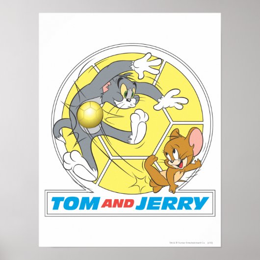 Tom en Jerry Soccer (Football) 8 Poster (Voorkant)