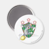 Tom en Jerry Soccer (Football) 9 Magneet (Voorkant / Achterkant)