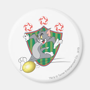 Tom en Jerry Soccer (Football) 9 Magneet