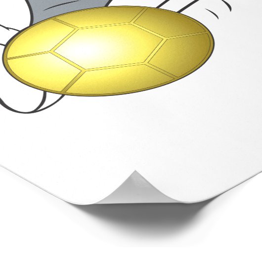 Tom en Jerry Soccer (Football) 9 Poster (Hoek)