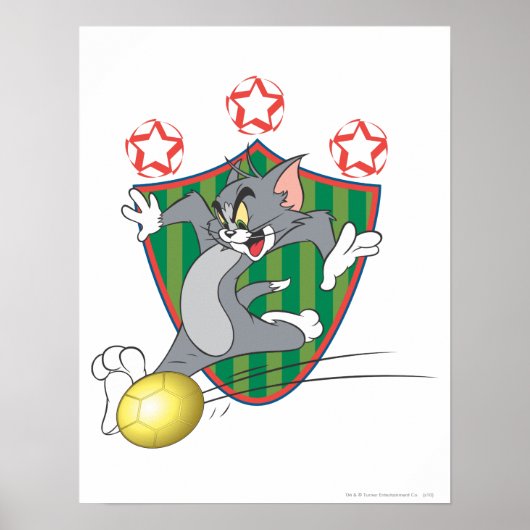 Tom en Jerry Soccer (Football) 9 Poster (Voorkant)