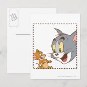 Tom en Jerry Stamp Briefkaart (Voorkant / Achterkant)
