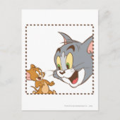 Tom en Jerry Stamp Briefkaart (Voorkant)