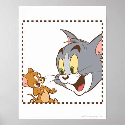 Tom en Jerry Stamp Poster (Voorkant)