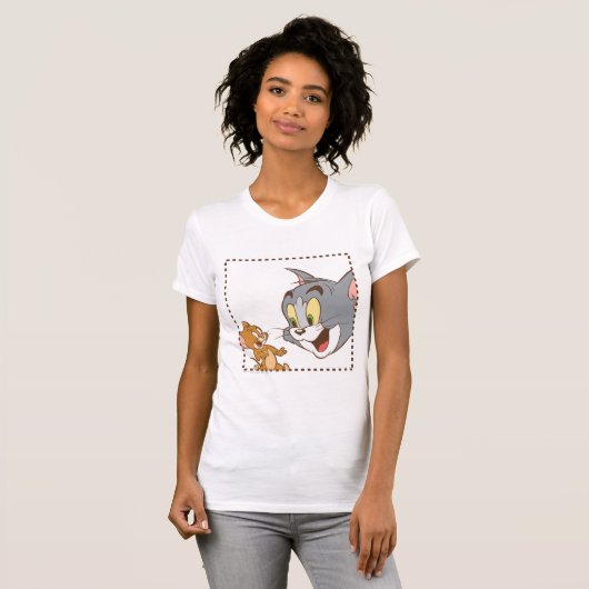 Tom en Jerry Stamp T-shirt (Voorkant volledig)