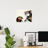 Tom en Jerry Stethescope Poster (Thuiskantoor)