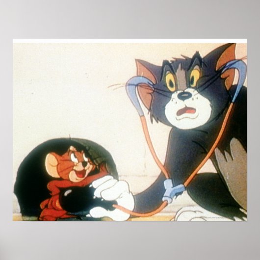 Tom en Jerry Stethescope Poster (Voorkant)