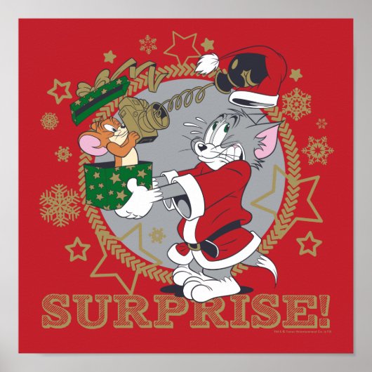 Tom en Jerry Surprise Gift Poster (Voorkant)