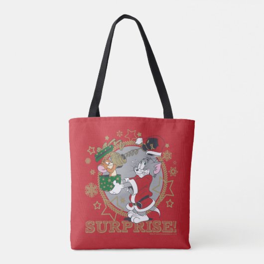 Tom en Jerry Surprise Gift Tote Bag (Achterkant)