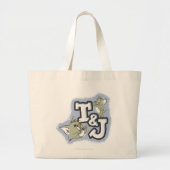 Tom en Jerry T&J Logo Grote Tote Bag (Voorkant)